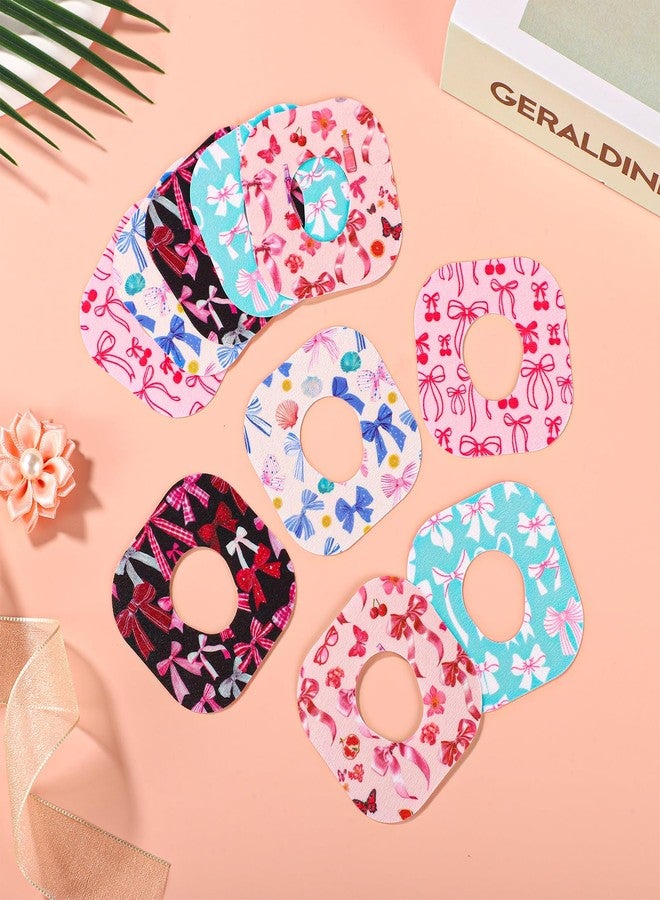 XIHIRCD 25pcs Sensor Covers for Dexcom G7, Waterproof Sensor Patches Cute Pink Bow-Knot Style Patch Adhesive Over Sticker Overpatch Accessories Compatible with Dexcom G7 - Image 3